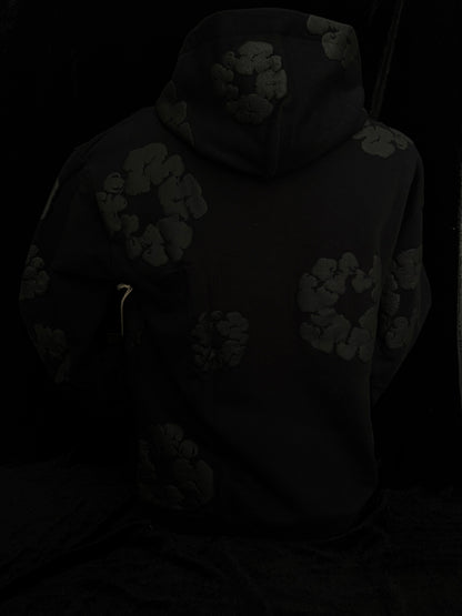COTTON WREATH BLACK